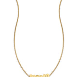 Dainty Heart Stacking Initial Necklace