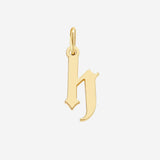 Old English Letter Charm