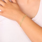 Leaf Chain Bracelet