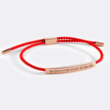 She Believed She Could, So She Did Inspire Bracelet