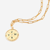 Personalized Compass Pendant Necklace