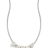 Dainty Heart Stacking Initial Necklace