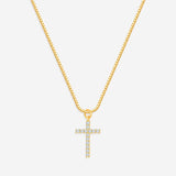Pave Cross Necklace