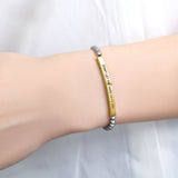 Don't Let The Hard Days Win Beaded Inspire Bracelet