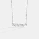 Classic Bezel-Set Diamond Necklace