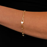 Heart Padlock Bracelet