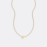 Dainty Heart Stacking Initial Necklace