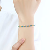 Birthstone and Gold Bead Bracelet