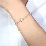 Heart Padlock Bracelet