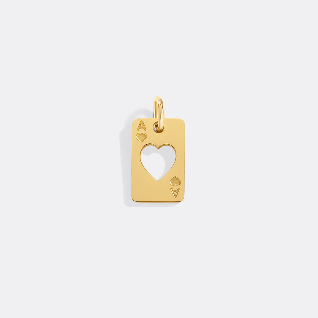Ace of Hearts Charm
