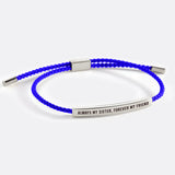 Always My Sister, Forever My Friend Inspire Bracelet