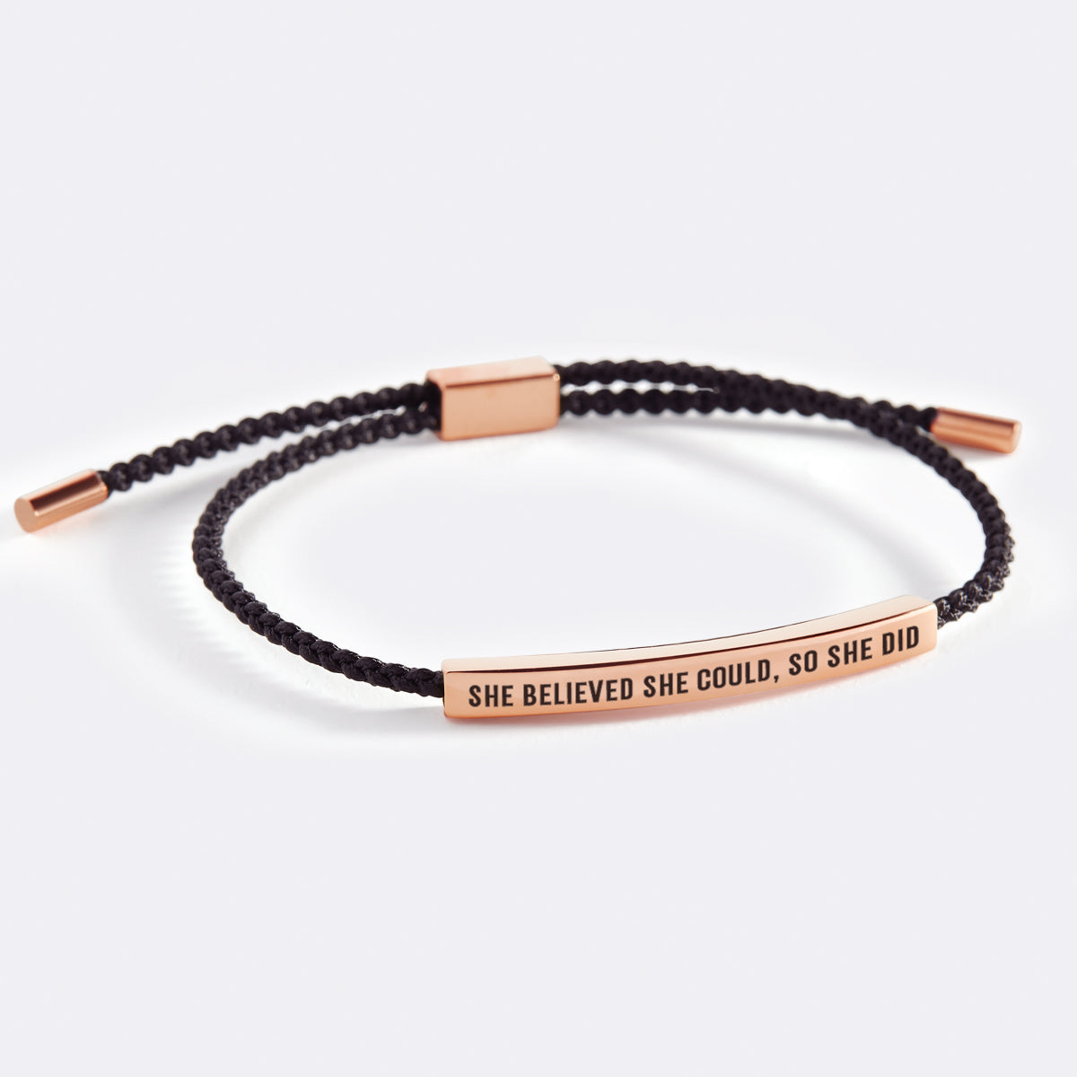 She Believed She Could, So She Did Inspire Bracelet
