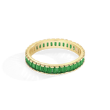 Baguette Birthstone Eternity Band
