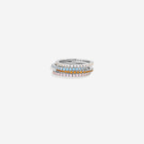 July Birthstone Eternity Stacking Ring