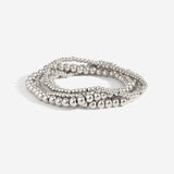 3mm & 5mm Beaded Bracelet Stacking Set