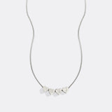 Dainty Heart Stacking Initial Necklace