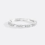 Baguette Gemstone Stacking Ring