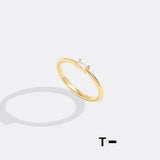 Dainty Personalized Morse Code Ring