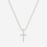 Pave Cross Necklace