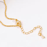 Floral Cross Pendant Necklace