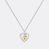 Handmade Pressed Flower Photo Heart Locket