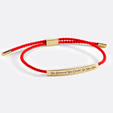 She Believed She Could, So She Did Inspire Bracelet