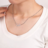 Fairy Name Necklace with Box Chain