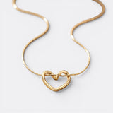 Open Heart Necklace