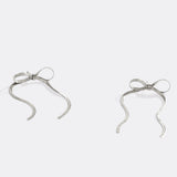 Herringbone Bow Earrings