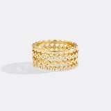 Dainty Gold Mini Ring Set