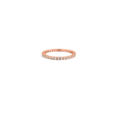 April Birthstone Eternity Stacking Ring