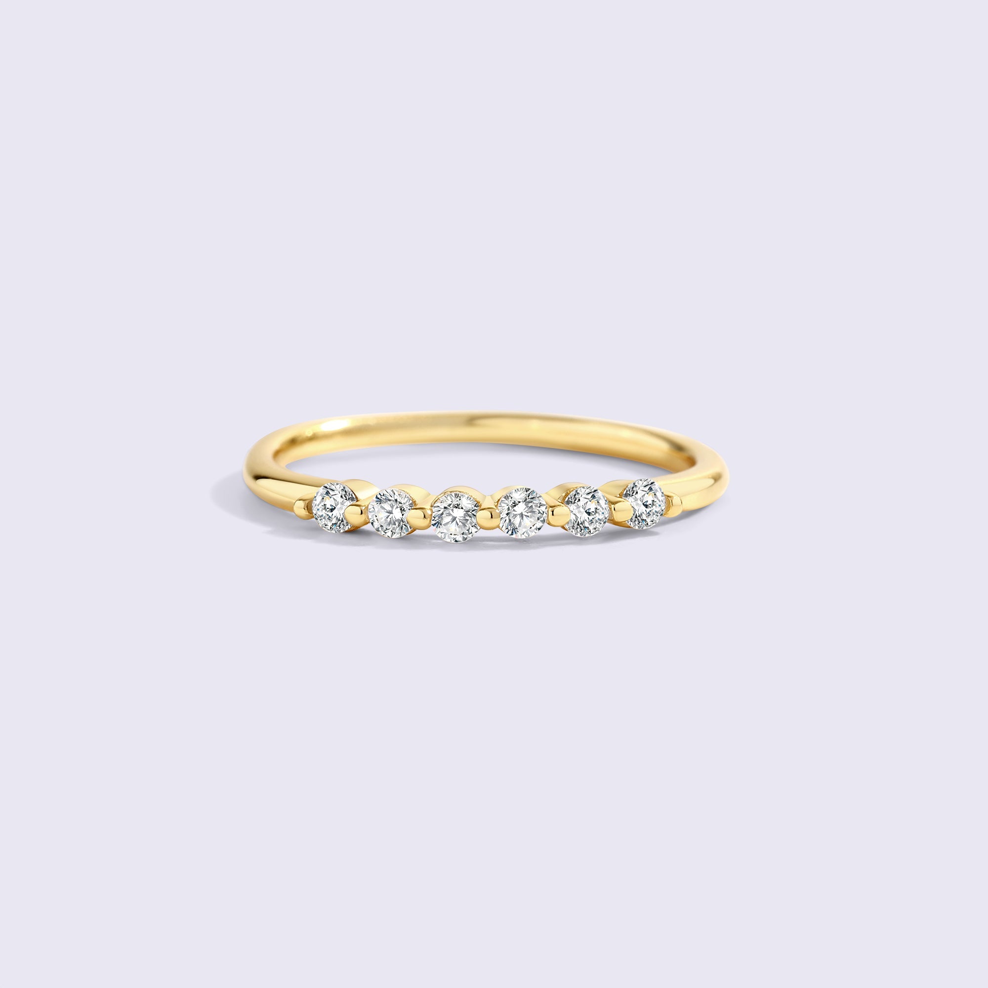 Brilliant Floating Diamond Ring