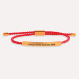 Love you to the moon and back Inspire Bracelet