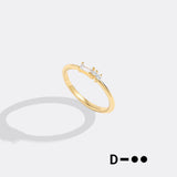 Dainty Personalized Morse Code Ring