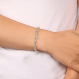 Open Link Paperclip Chain Bracelet