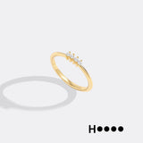 Dainty Personalized Morse Code Ring