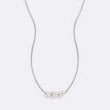 Dainty Heart Stacking Initial Necklace