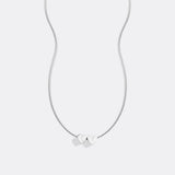 Dainty Heart Stacking Initial Necklace