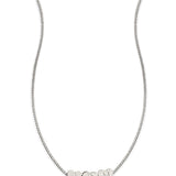 Dainty Heart Stacking Initial Necklace