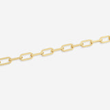 Open Link Paperclip Chain Bracelet