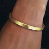 Mama Bear & Her Baby Bears Engraved Cuff Bracelet
