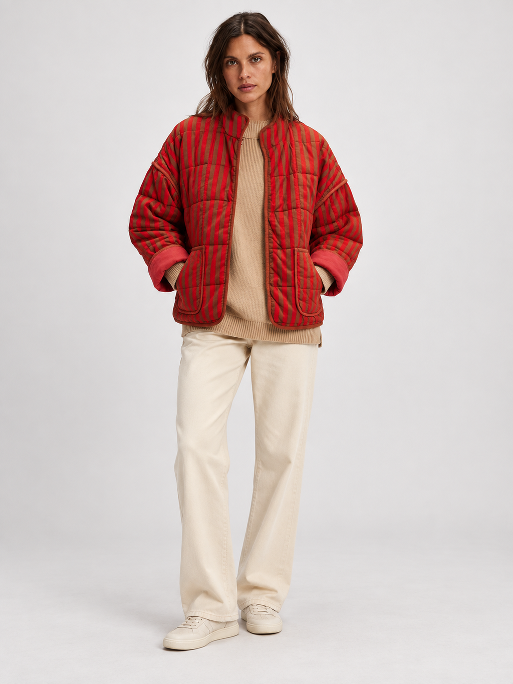 SALENTINE™ - Chic Print Style Long Sleeve Jacket