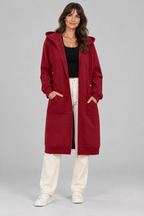 TIOMARA™ - Casual Zip Up Oversized Long Jacket
