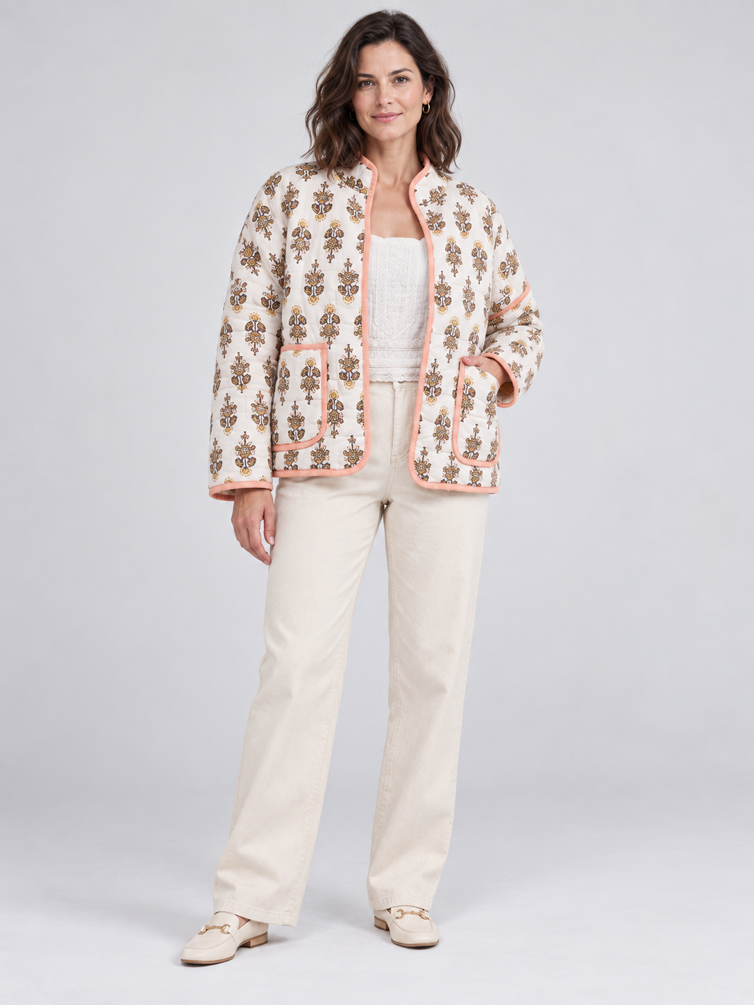 SALENTINE™ - Chic Print Style Long Sleeve Jacket