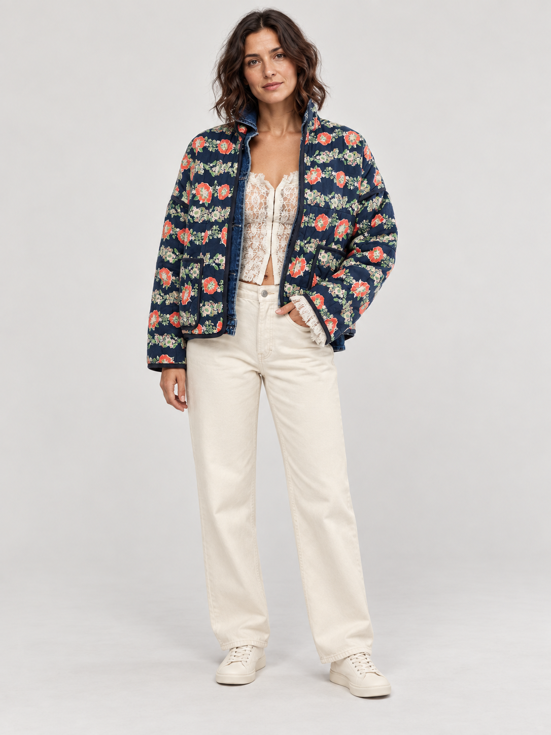 SALENTINE™ - Chic Print Style Long Sleeve Jacket