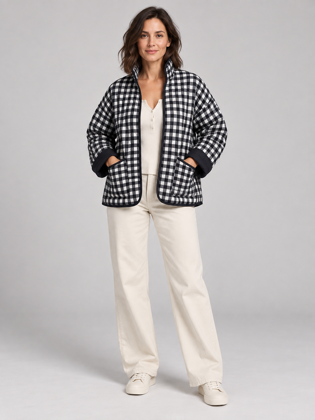 SALENTINE™ - Chic Print Style Long Sleeve Jacket