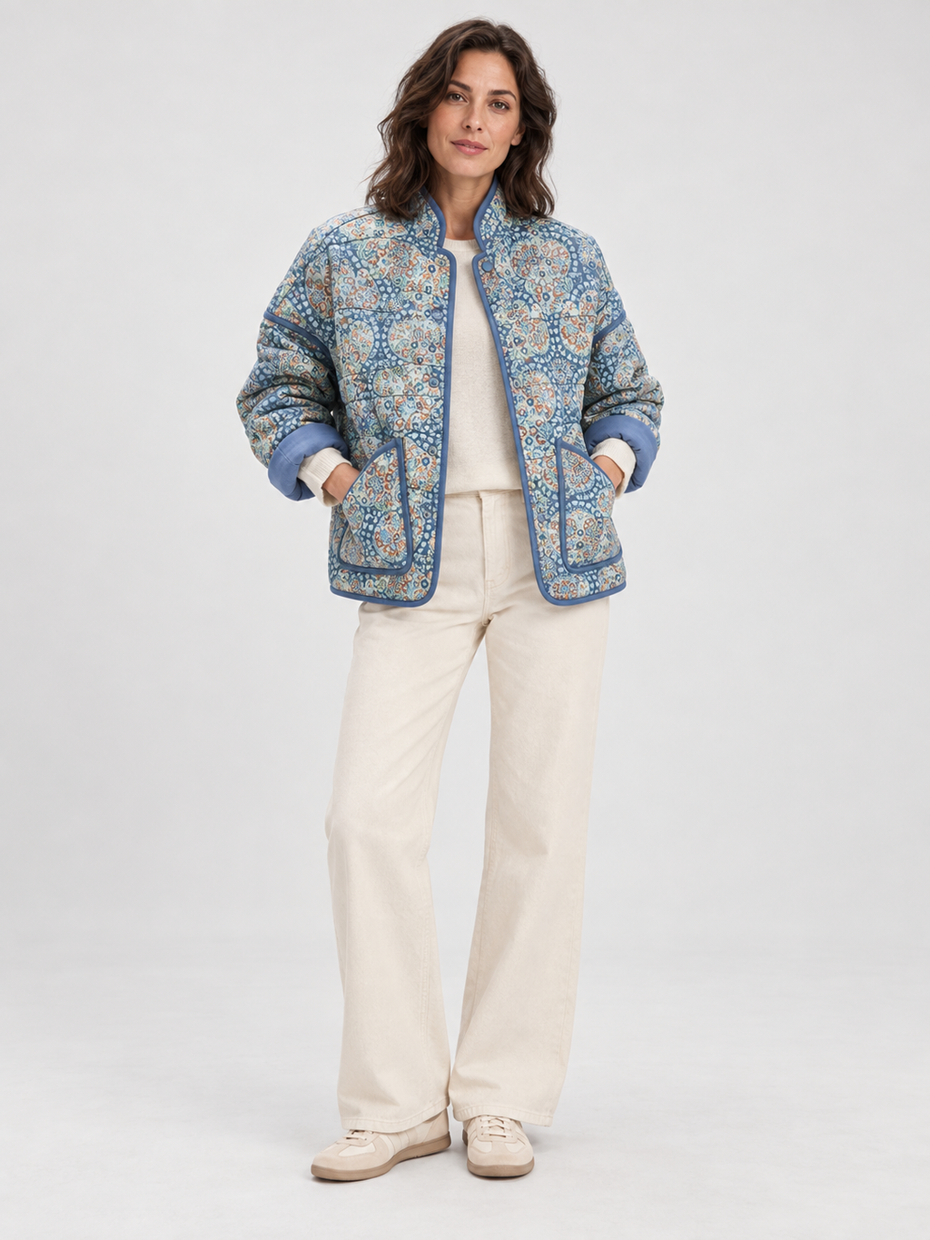SALENTINE™ - Chic Print Style Long Sleeve Jacket