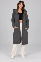 TIOMARA™ - Casual Zip Up Oversized Long Jacket