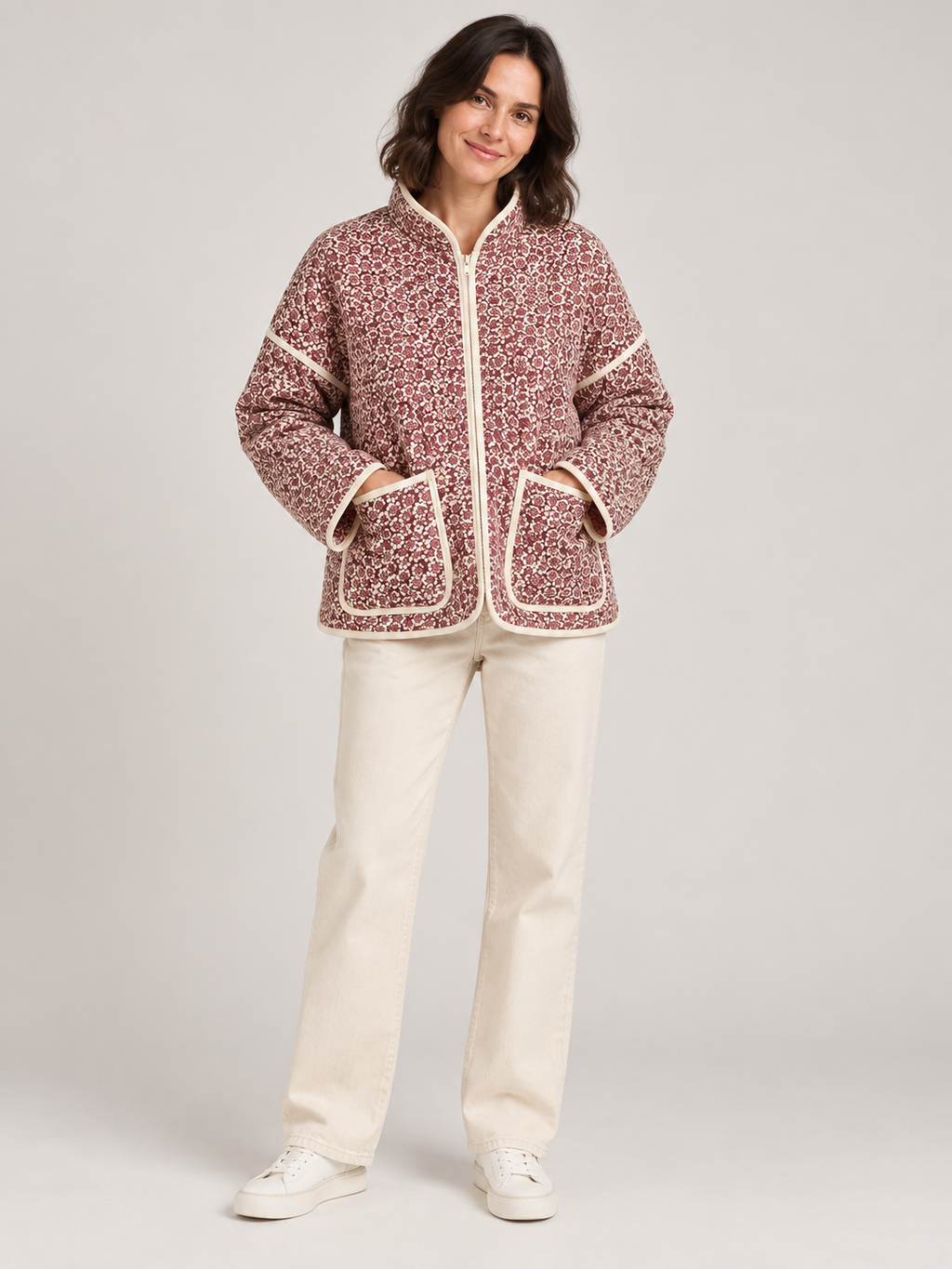 SALENTINE™ - Chic Print Style Long Sleeve Jacket