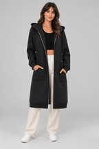 TIOMARA™ - Casual Zip Up Oversized Long Jacket